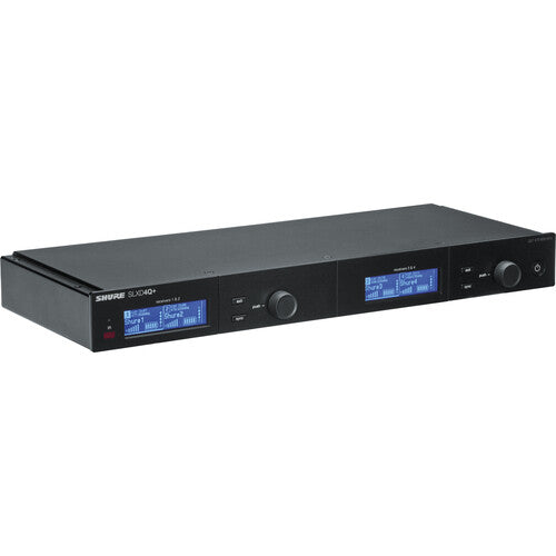 Shure SLXD4Q+ Quad-Channel Digital Wireless Receiver (G57: 460 to 608 MHz)