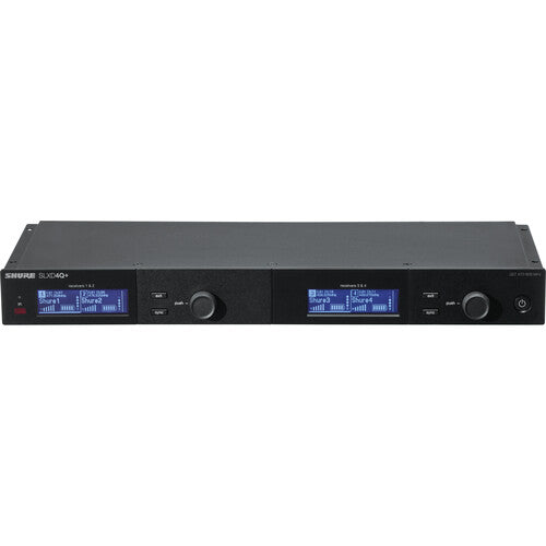 Shure SLXD4Q+ Quad-Channel Digital Wireless Receiver (G57: 460 to 608 MHz)